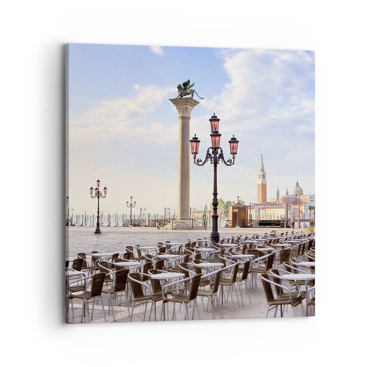 Obraz na plátne - Pozývame, všetko pripravené - 70x70 cm