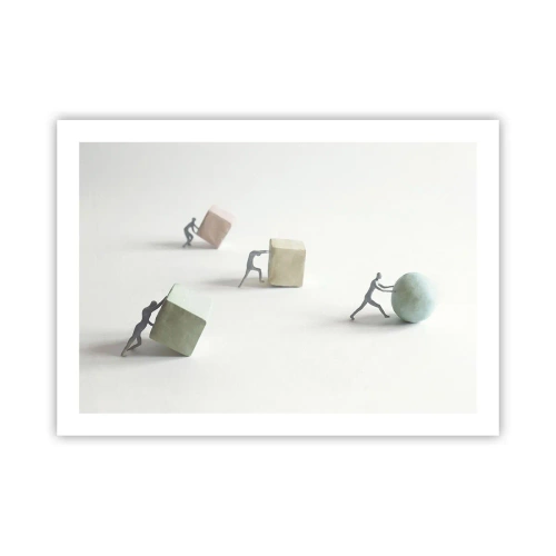 Plagát - Život samotný - 70x50 cm