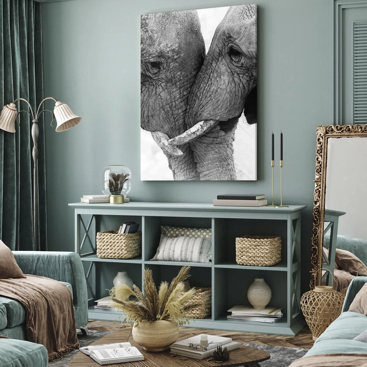 Obraz na plátne - Úprimné vyznanie - 45x80 cm
