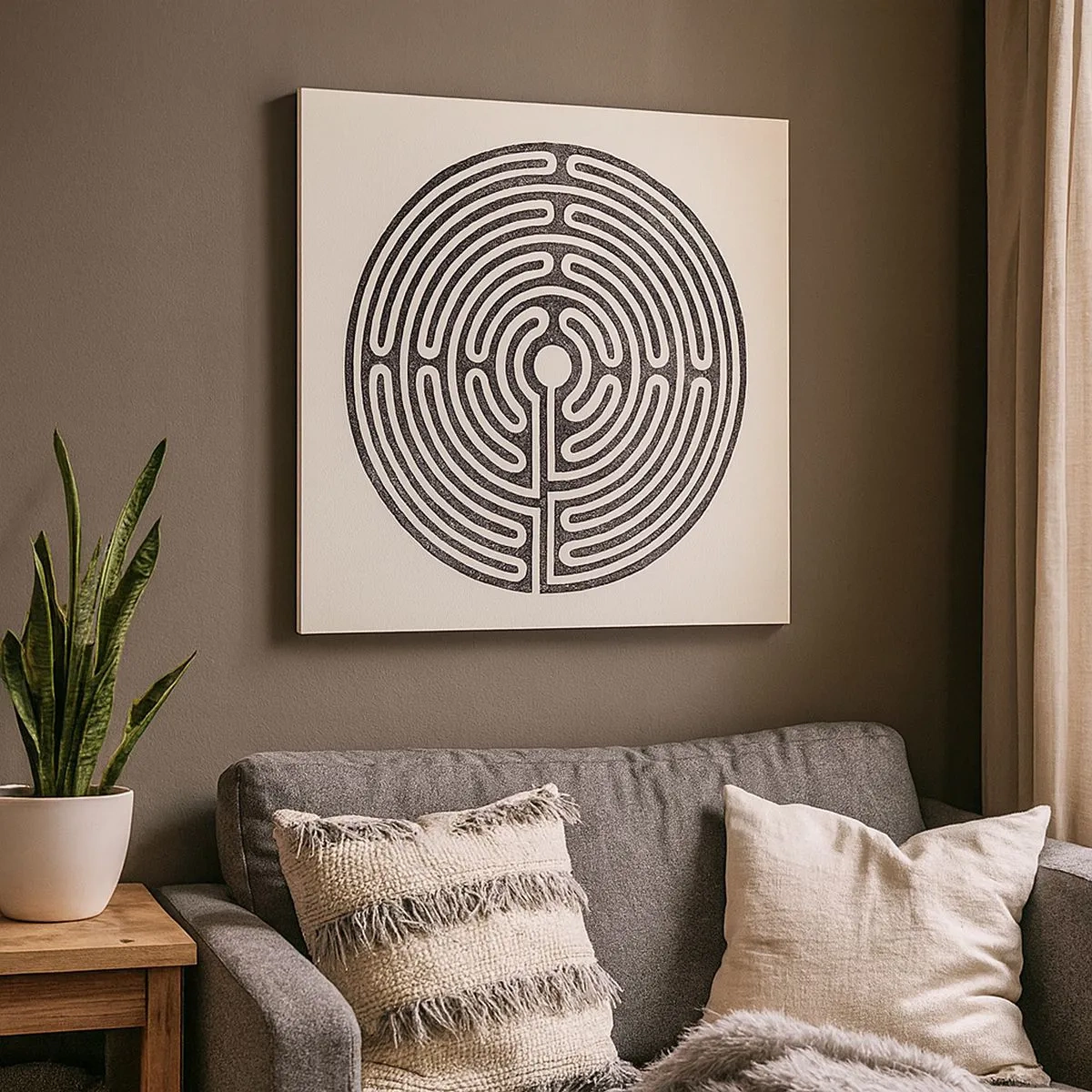 Obraz na plátne - Tajomný poriadok - 30x30 cm