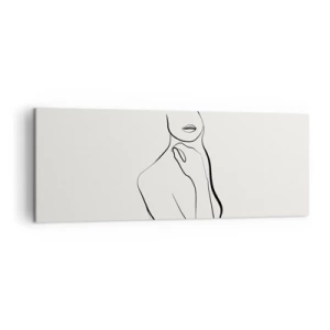 Obraz na plátne - Vlna melanchólie - 140x50 cm