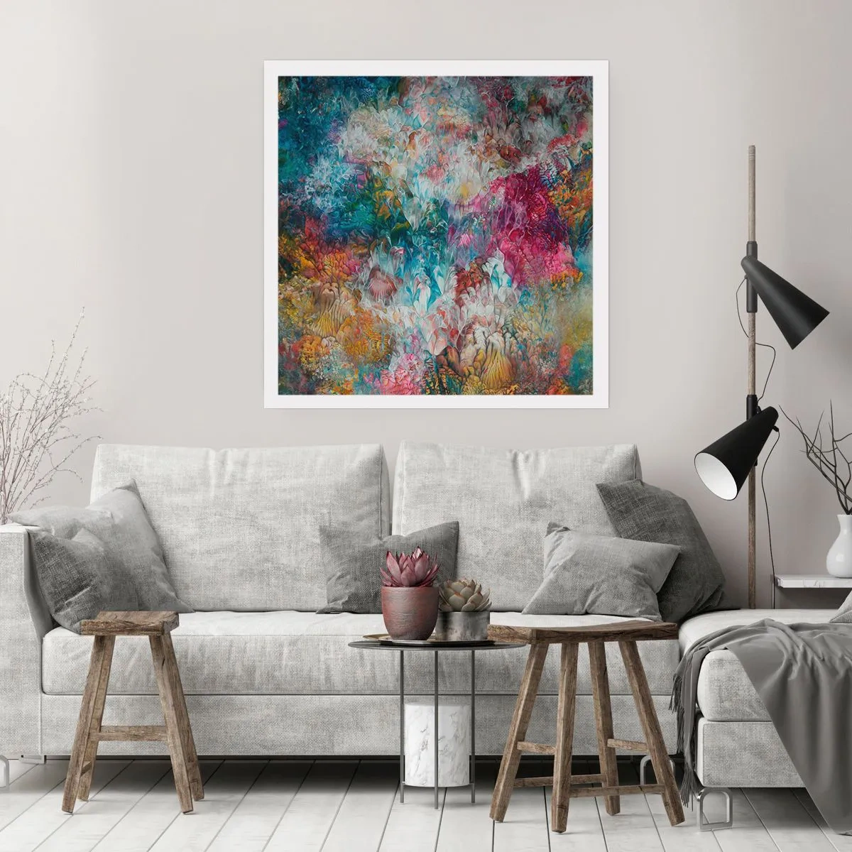 Plagát - V plnom rozkvete - 40x40 cm