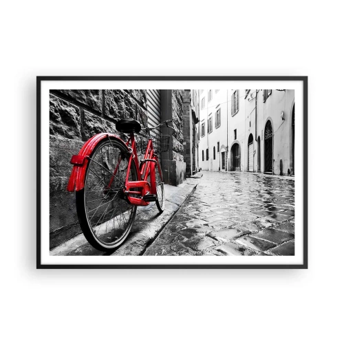 Plagát v čiernom ráme - Skutočná krása nestarne - 100x70 cm