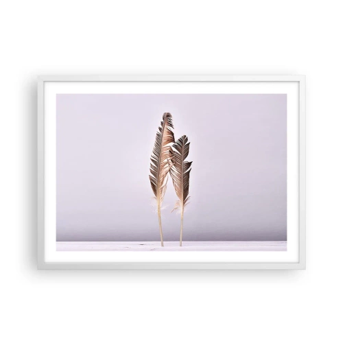 Plagát v bielom ráme - Proti ničote - 70x50 cm