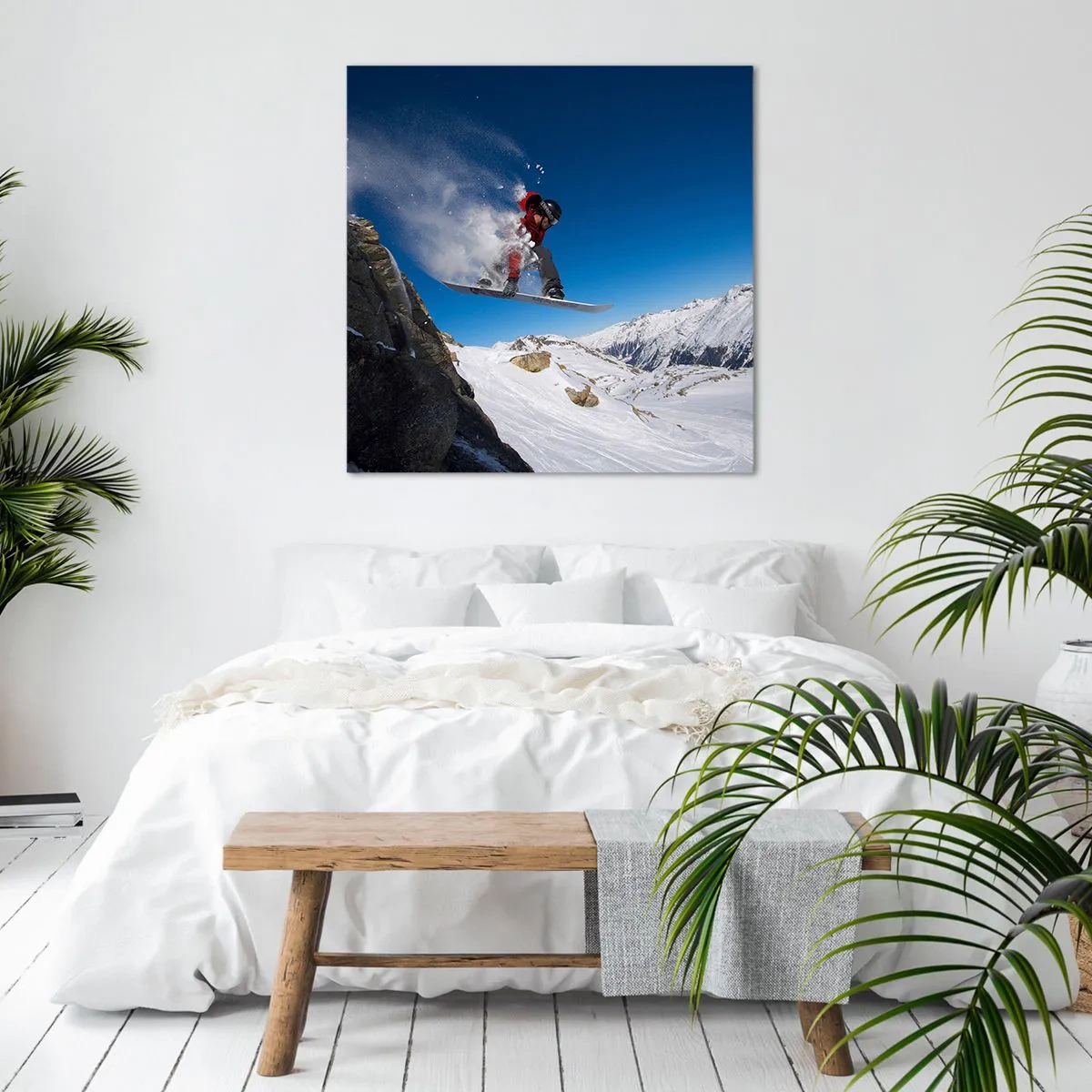 Obraz na plátne - A stal si sa súčasťou priestoru - 60x60 cm