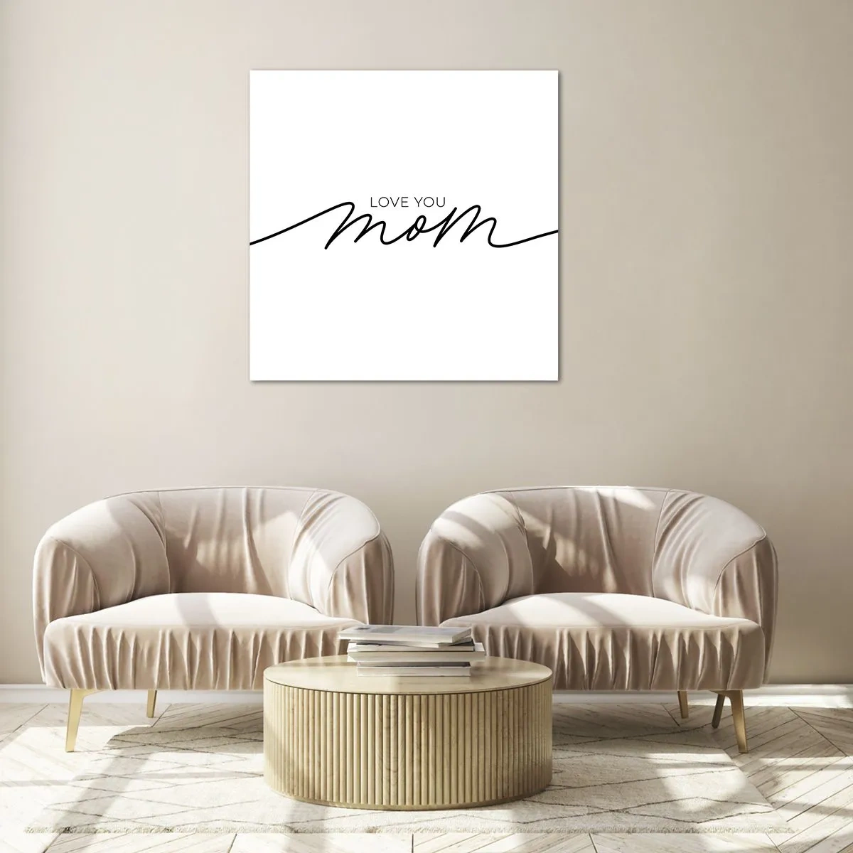 Obraz na skle - Veľké dojatie - 40x40 cm