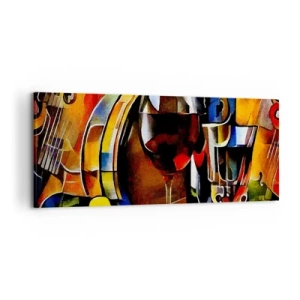 Obraz na plátne - Aj svet dostáva farby - 120x50 cm