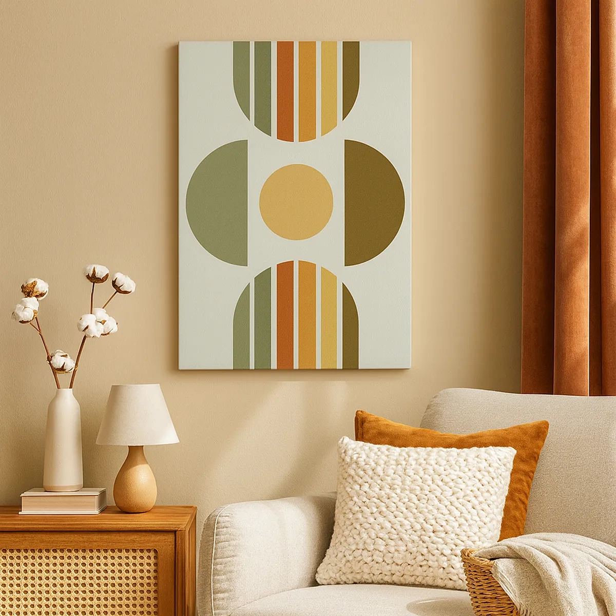 Obraz na plátne - Vo farbách zeme - 50x70 cm