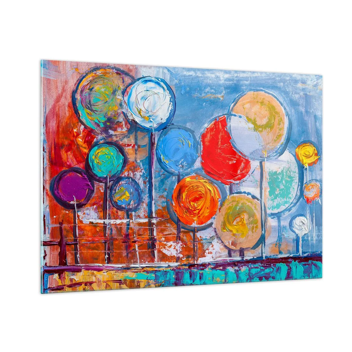 Obraz na skle - Rozmanitosti - 100x70 cm