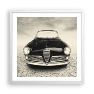 Plagát v bielom ráme - Ako ma nemilovať? - 50x50 cm