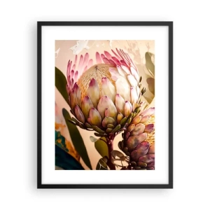 Plagát v čiernom ráme - Nežne objaté - 40x50 cm