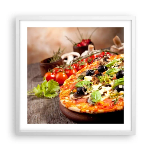 Plagát v bielom ráme - Z telurických zložiek - 50x50 cm