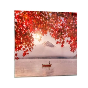 Obraz na skle - V japonskom štýle - 30x30 cm