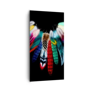 Obraz na plátne - Indiánsky náhrdelník - 65x120 cm