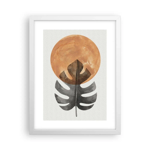 Plagát v bielom ráme - Vždy slnko - 30x40 cm