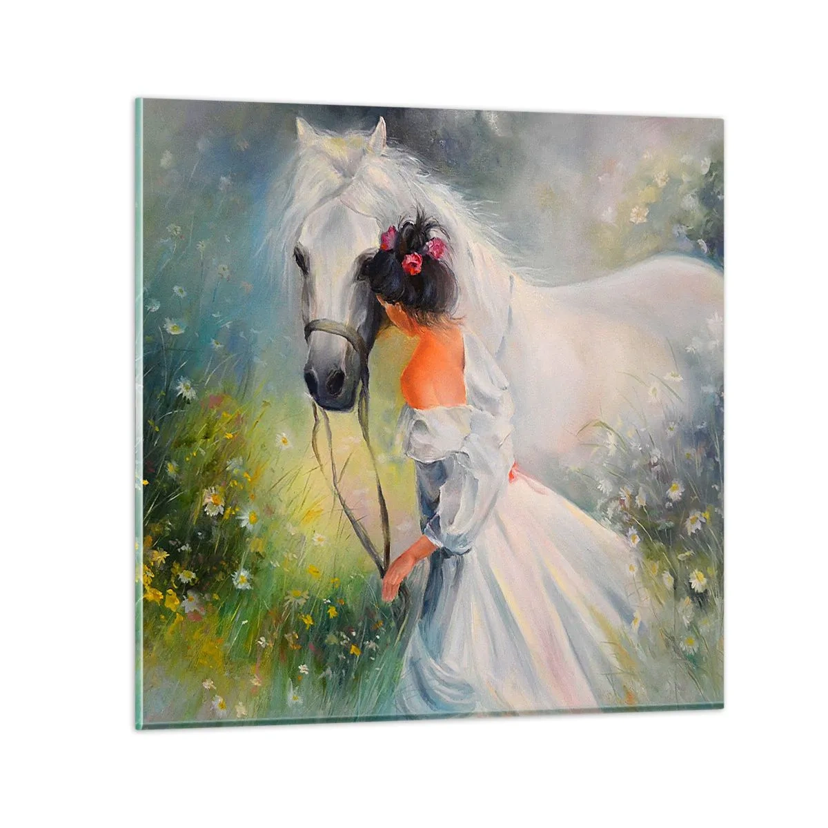 Obraz na skle - Ako z krásneho sna - 40x40 cm