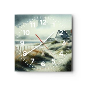 Nástenné hodiny - Ďaleko od zhonu - 30x30 cm