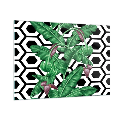 Obraz na skle - Symetrická kompozícia od prírody - 100x70 cm