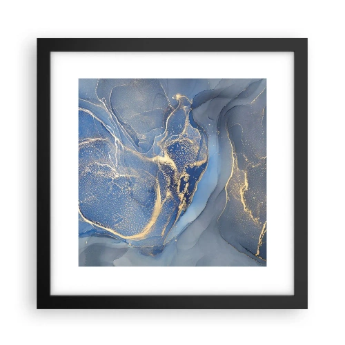Plagát v čiernom ráme - Zlatý prach - 30x30 cm