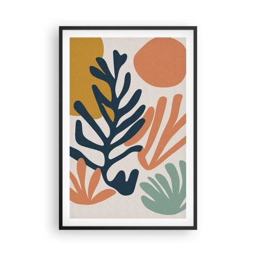 Plagát v čiernom ráme - Koralové more - 61x91 cm