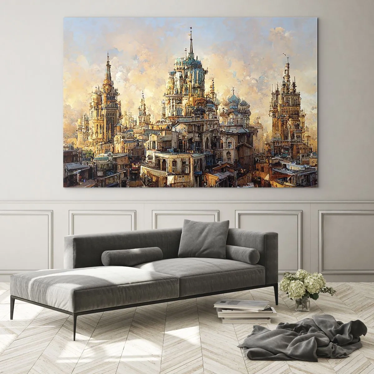 Obraz na skle - Mesto miest - 120x80 cm