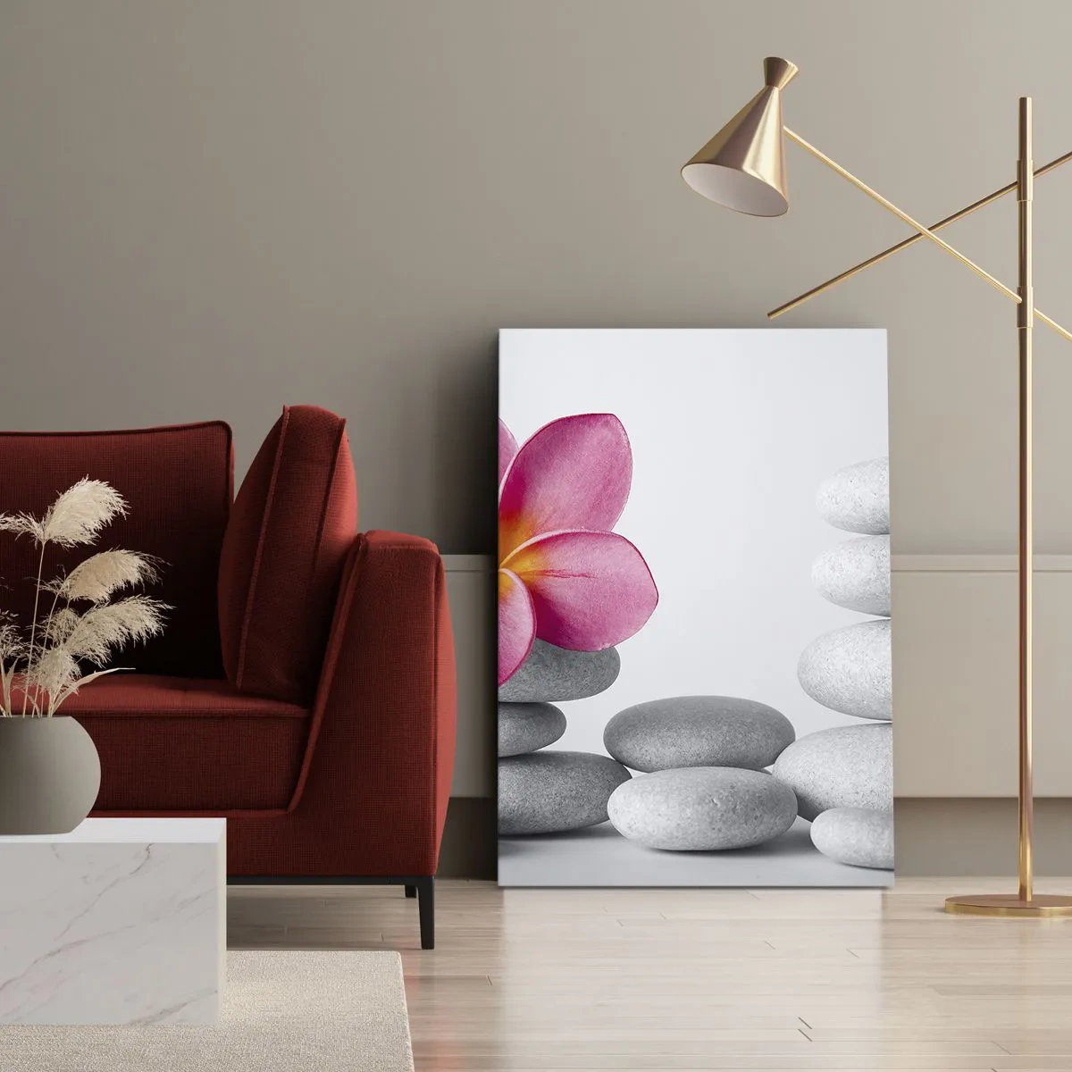 Obraz na plátne - Kameň na kameni, a na tom kameni… - 45x80 cm