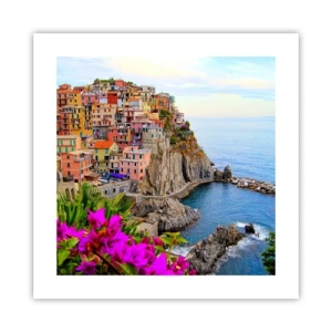 Plagát - Usmievavé mesto - 40x40 cm