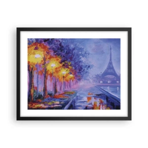 Plagát v čiernom ráme - Prechádzka snov - 50x40 cm