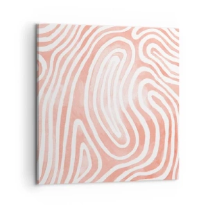 Obraz na plátne - V koralovom labyrinte - 60x60 cm