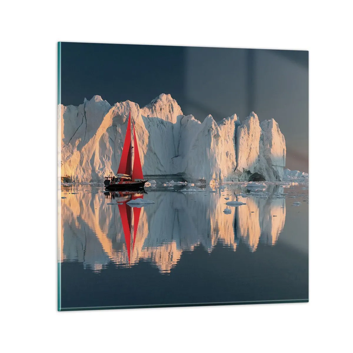 Obraz na skle - Na okraji sveta - 60x60 cm