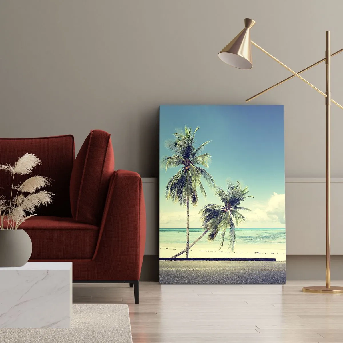 Obraz na plátne - Prázdniny, je čas začať - 45x80 cm