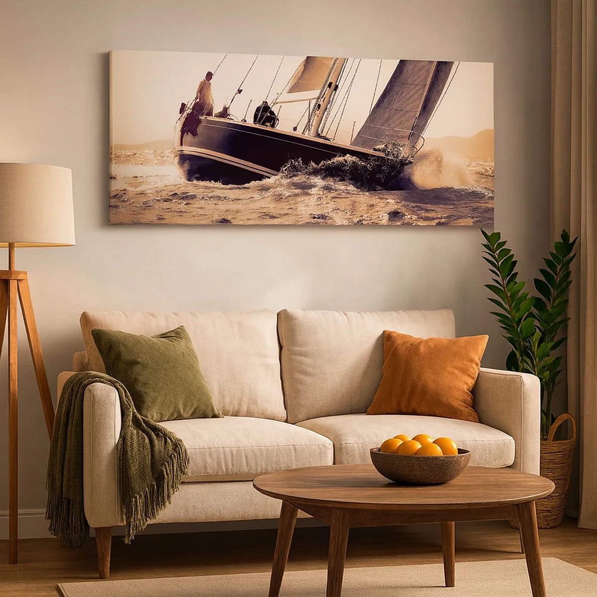 Obraz na plátne - Plav, námorník - 100x40 cm