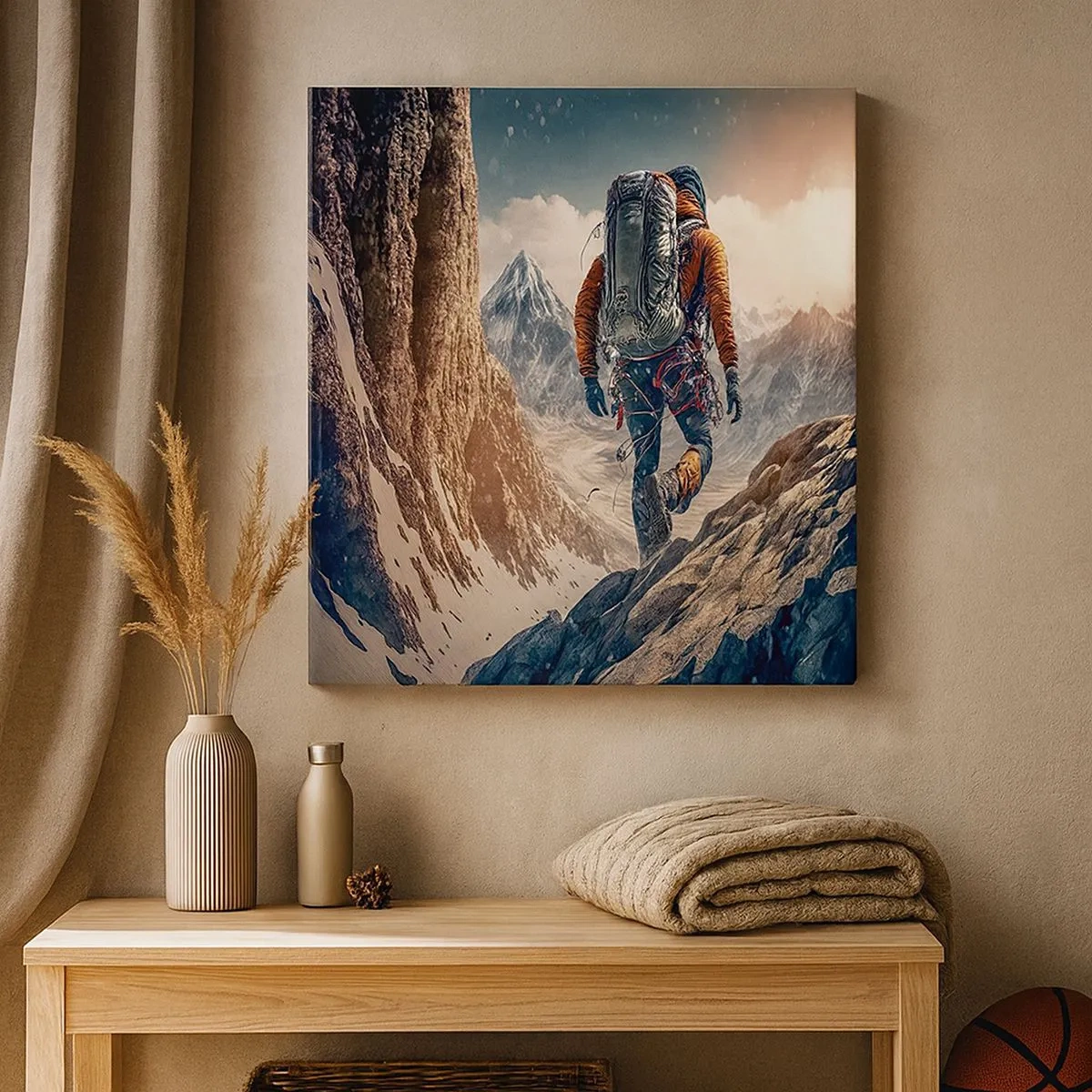Obraz na plátne - Osamelý bojovník - 30x30 cm