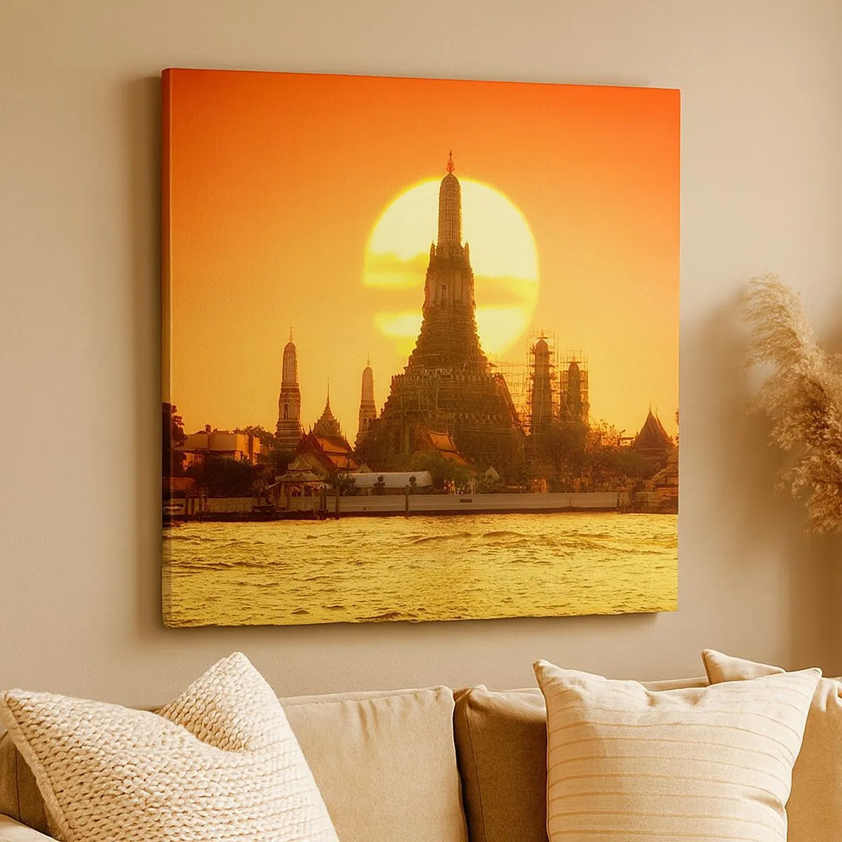 Obraz na plátne - K slnku, vždy k slnku - 30x30 cm