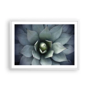 Plagát v bielom ráme - Zvádza a varuje - 70x50 cm