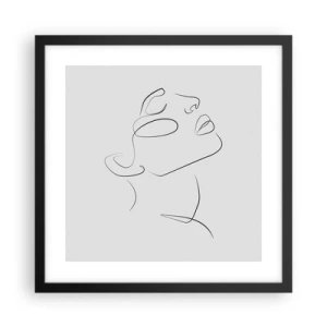 Plagát v čiernom ráme - Meandre sna - 40x40 cm