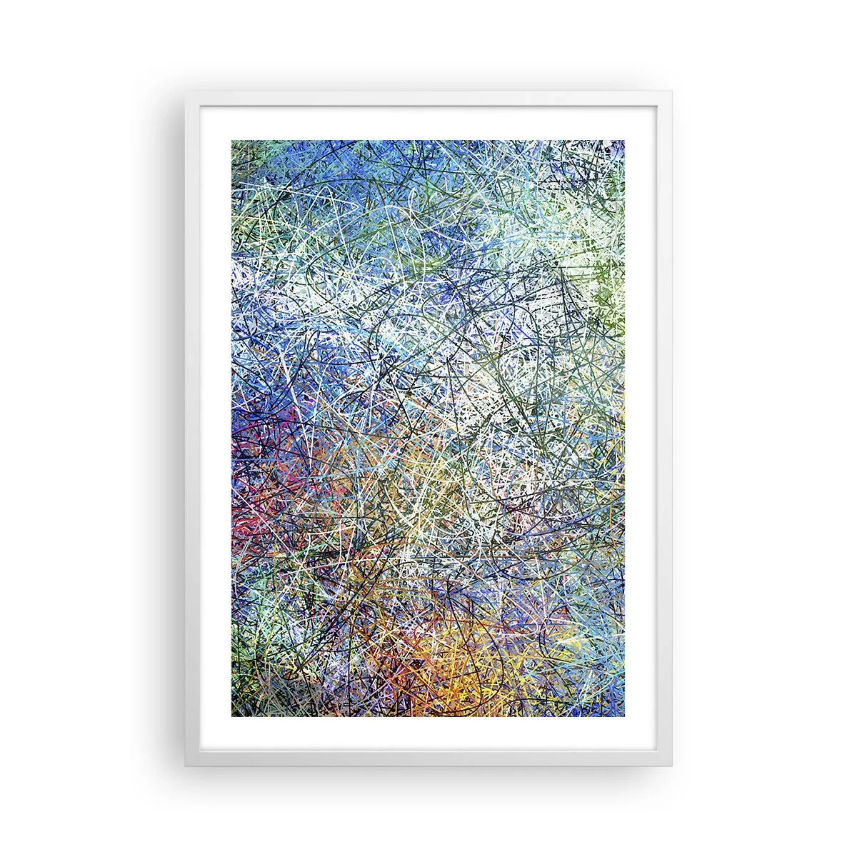 Plagát v bielom ráme - To nie je tak jednoduché - 50x70 cm