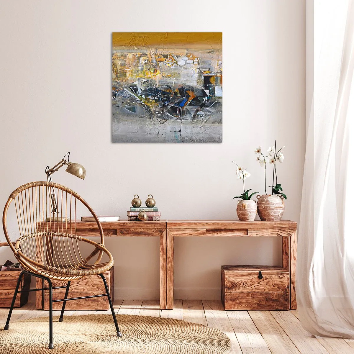 Obraz na plátne - Všetko sa podarí - 40x40 cm