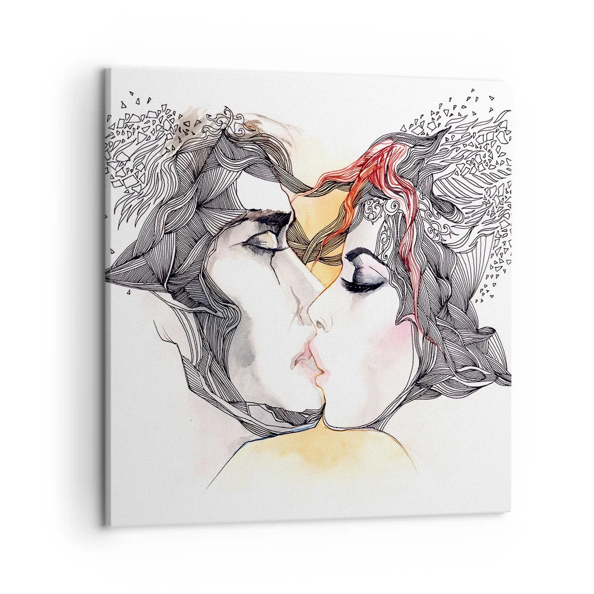 Obraz na plátne - Svet neexistuje - 50x50 cm