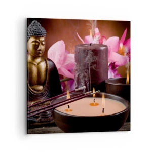 Obraz na plátne - Očistiť myseľ, upokojiť telo - 70x70 cm