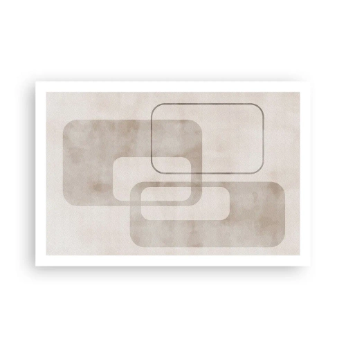 Plagát - Geometrická fúga - 91x61 cm