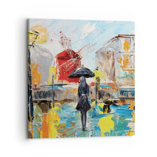 Obraz na plátne - Parížske legendy - 70x70 cm