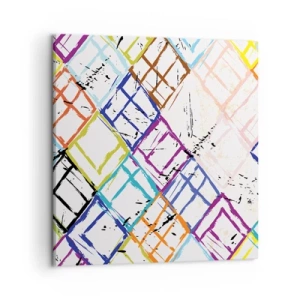 Obraz na plátne - Bunky na prenájom - 50x50 cm