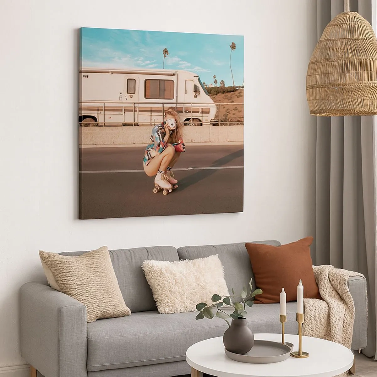 Obraz na plátne - Usmejte sa! - 30x30 cm