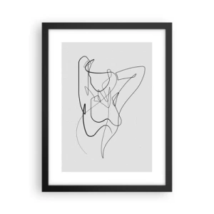Plagát v čiernom ráme - Ty si záhada… - 30x40 cm