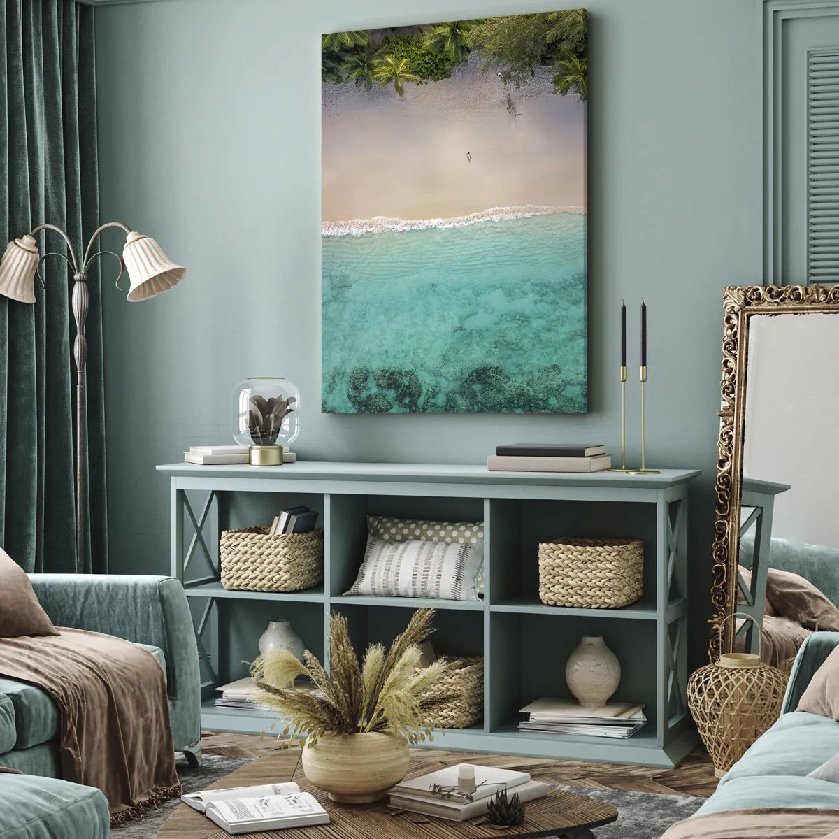 Obraz na plátne - Rajská pláž - 45x80 cm