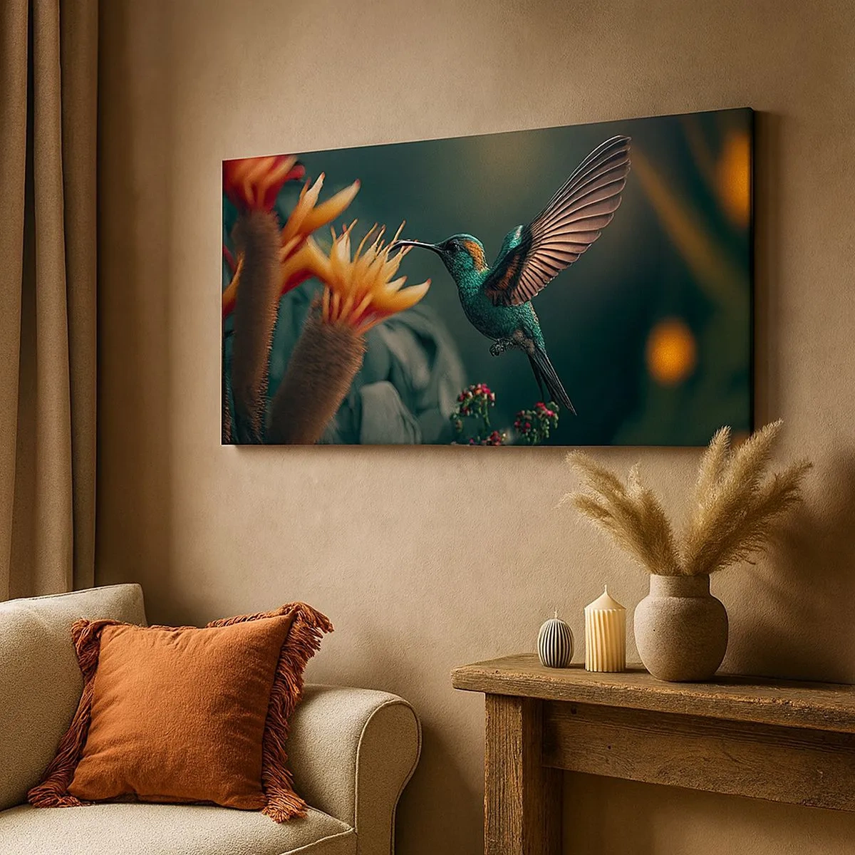 Obraz na plátne - Skutočne pestrý život - 100x40 cm