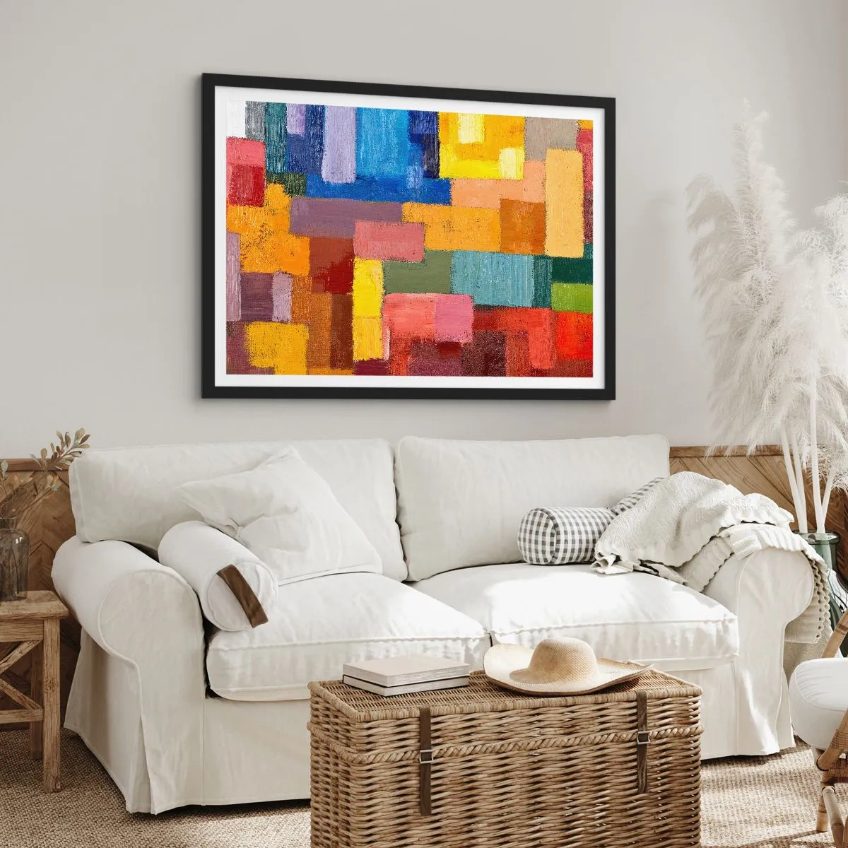 Plagát v čiernom ráme - Každý iný, všetky farebné - 70x50 cm