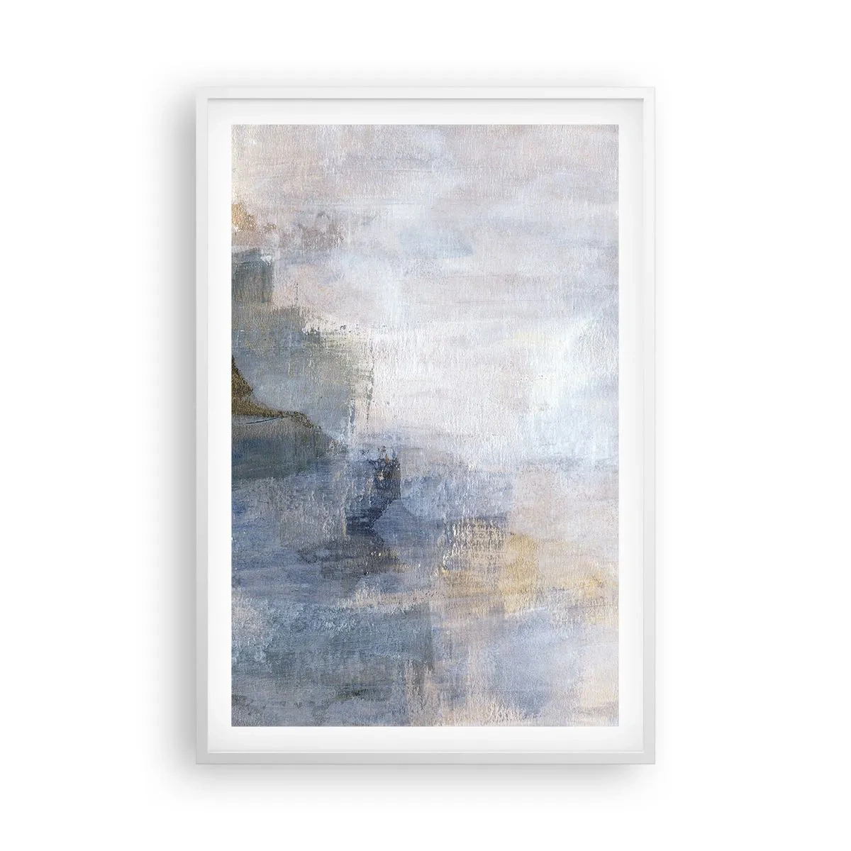 Plagát v bielom ráme - Tóny a akordy farieb - 61x91 cm