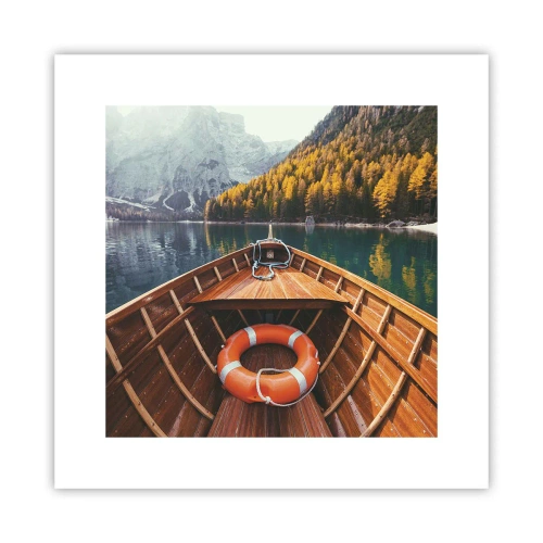 Plagát - Horská túra - 30x30 cm